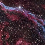 Section of Veil Nebula, visible light. NASA image