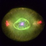 A ghostly eye NGC 6826, the blinking planetary nebula does not actually blink. It is an optical illusion created when the eye shifts from center to edge of object. 