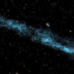 Plowing through interstellar space at 291,000 miles per hour the binary orange giant Mira leaves a 13 light year tail in its wake. NASA Image
