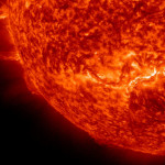 Solar eruptions are common demonstrations of the sun's power. The sun can emit harmful burst of radiation, coronal mass ejects and flares that can threaten modern existence. NASA Image