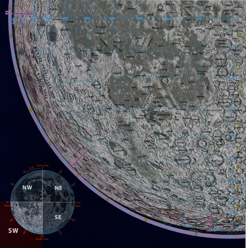 Sky and Telescope Field Map of the Moon | Tucson Amateur Astronomy ...