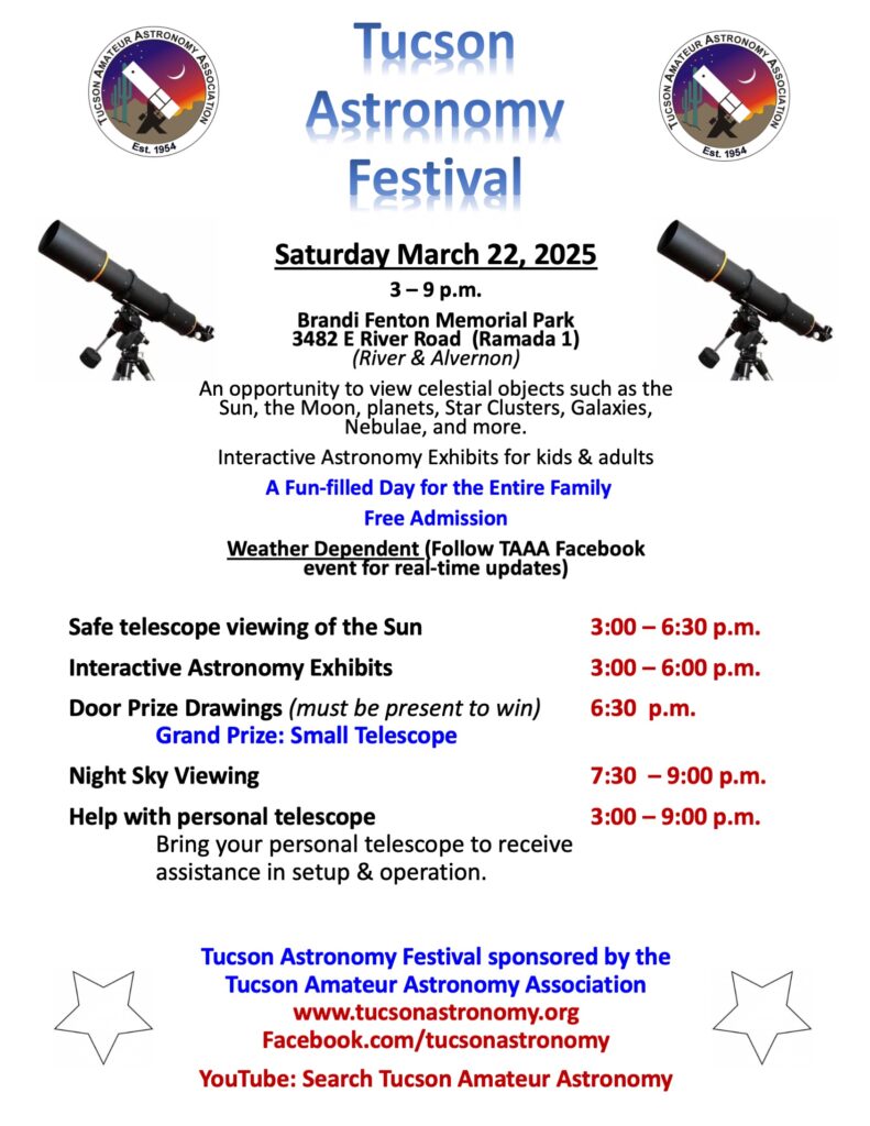 This image has an empty alt attribute; its file name is Tucson-Astronomy-Festival-2025-Flyer-791x1024.jpg